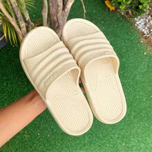 Chinelo Sandália Slide Leve Yvate Massageador Nuvem Macio 1708 - Bege - Visão 2