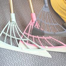 1/2 Pack Multi-Functional Magic Broom, Extra Long & Thick Version, 96cm/37in Stainless Steel Handle, Rubber & Silicone Strips, Floor Sweeper, Car Windshield Wiper, Slouchy Broom, Suitable For Kitchen, Bathroom, Living Room, Shower - Multicolor - View 9