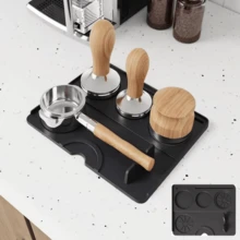 1 tấm lót nén cà phê chống trượt bằng silicon, tấm lót nén espresso, đệm nén cà phê, phụ kiện nén cà phê đa năng, thích hợp cho gia đình, nhà bếp, góc bàn, quán cà phê, tiệm bánh, phòng trà, vật dụng cần thiết cho mùa tựu trường. - Nhiều màu - Xem 3