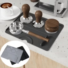 1 tấm lót nén cà phê chống trượt bằng silicon, tấm lót nén espresso, đệm nén cà phê, phụ kiện nén cà phê đa năng, thích hợp cho gia đình, nhà bếp, góc bàn, quán cà phê, tiệm bánh, phòng trà, vật dụng cần thiết cho mùa tựu trường. - Nhiều màu - Xem 5