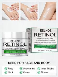 EELHOE Retinol Body & Intimate Area Brightening Cream – Formulated To Help Reduce Dark Spots And On Underarms, Knees, Elbows, Buttocks & Inner Thighs. Provides Moisturizing Care To Support A More Even Skin Tone. - white - 查看 4