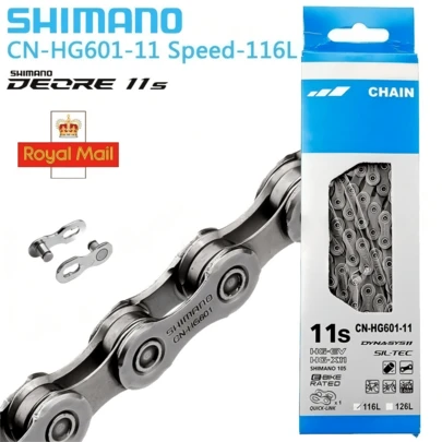 For Shimano Fahrrad-Kette 11s 11-Fach HG601 116L 116 Glieder Road MTB E-Bike
