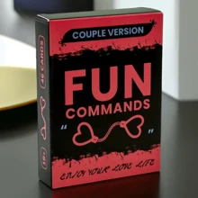 1 Set de Juegos de Parejas para el Día de San Valentín para Adultos, Juego de Cartas de Parejas para Citas, Juegos de Pareja Divertidos con Comandos, Regalos Románticos de Aniversario y San Valentín para Hombres y Mujeres - Multicolor - Ver 2