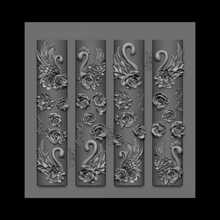 1pc Elegant Swan, Rose, Curtain Flower 3D Nail Art Silicone Mold Template, DIY Nail Mold - Clear - View 6