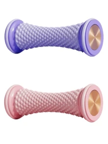 1pc Massage Roller, Easy To Roll Foot Fascia Relaxation Roller, Suitable For Muscle Relaxation, Yoga And Arch Support, Suitable For Home Fitness; Fascia Ball, Foot Massage Ball, Training Tool, Professional Tool For Muscle Relaxation By Rolling The Sole