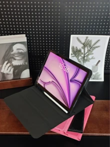 Apple Surfplattaskal med pennhållare kompatibelt med Samsung Galaxy Tab / iPad / RedmiPad Se. - Svart - Visa 3