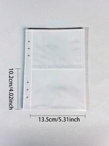 A5 6-Ring Zipper Binder Cover & Refill Pages - Clear - View 7