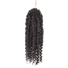 Passion Twist Crochet Hair, Pretwisted Passion Crochet Hair 8/10/12/14 Inch, Passion Twist Crochet Hair 1/8 Packs Prelooped Passion Twist Hair, Short Pre Looped Crochet Hair - Multicolor - View 29