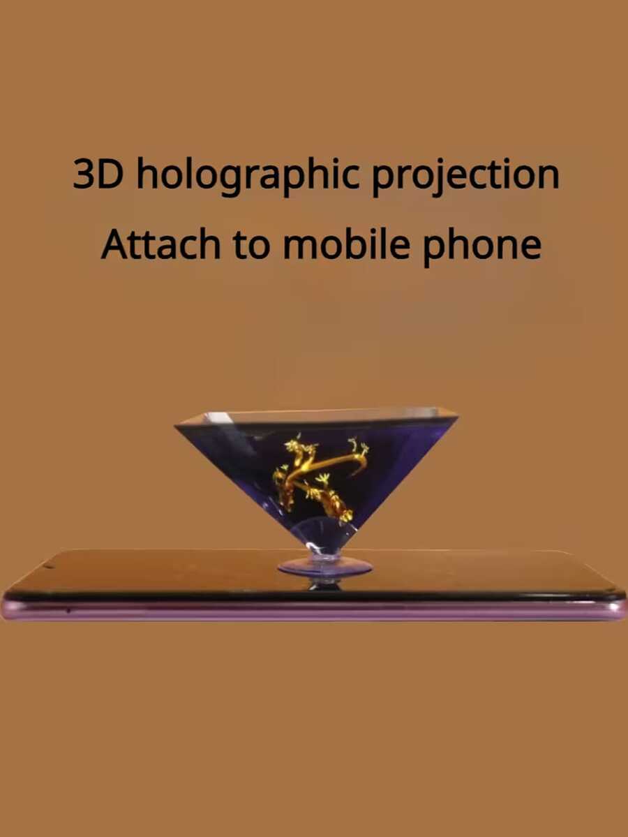 3D全息投影仪套件 - STEM教育工具，适用于家庭学习、物理光学实验、DIY科学实验、光谱分析、家庭实验室项目 | 动态视觉效果 | 精细图像、全息显示