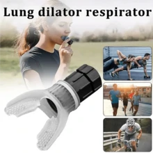 Dispositivo de Treinamento Respiratório para Treinamento de Altitude e Fitness Respiratório ao Ar Livre - Preto - Visão 2