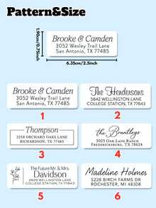 18/36/72/108pcs Custom Address Labels - Personalized Address Stickers, For Mail, Envelopes, Holiday Cards | Self-Adhesive Labels, For Home & Office, Christmas Mailing, Custom Text, For Secret Santa, Christmas Gift Tags Scrapbook Supplies Scrapbook Stationery