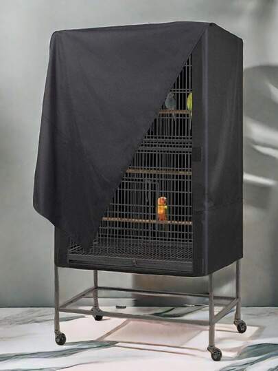 1pc Oxford Cloth Bird Cage Cover, Shading And Breathable Bird Cage Cover, Waterproof And Dustproof For Bird Cage And Pet Cage At Night