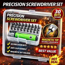 Premium 32-In-1 Precision Screwdriver Set For Phone, Smartphone, IPad, Camera & Laptop Repair Tool Kit