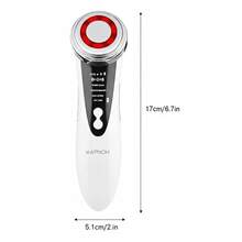 Facial Cleansing Massager, Rejuvenating, Phototherapy, Lift - trắng - Xem 8