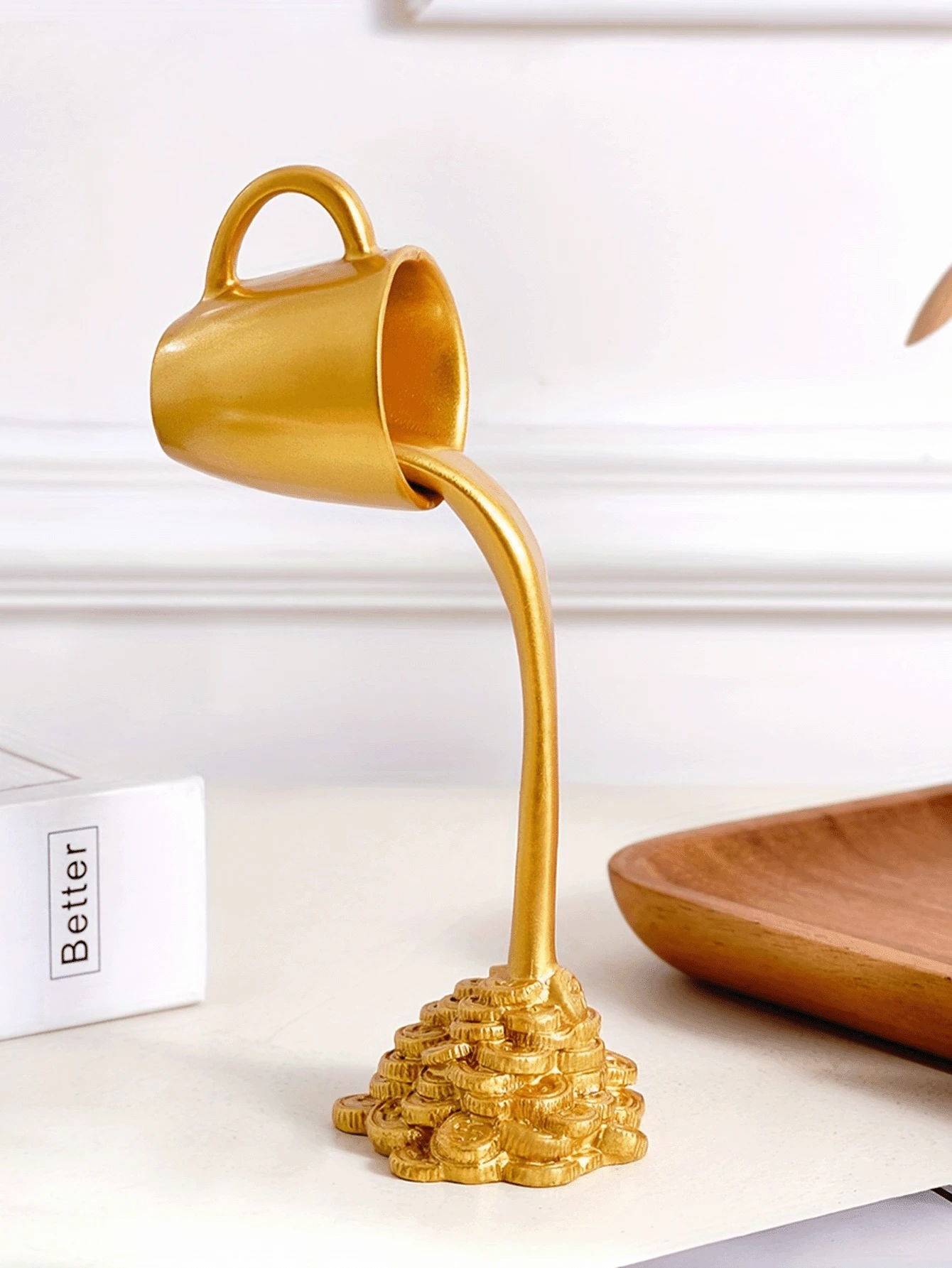 1 chiếc cốc cà phê vàng trang trí nổi, chất liệu nhựa cao cấp, cốc cà phê nghiêng chống trọng lực, thích hợp trang trí nhà cửa, quán cà phê, làm đạo cụ chụp ảnh sáng tạo, trang trí ngày lễ, quà tặng sinh nhật và tốt nghiệp. - Nhiều màu - Xem 1