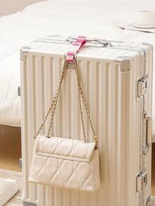 1条彩色可调节行李带，便携旅行配件，方便携带，实用户外汽车旅行带，带外置扣，防丢行李牌 - 彩色 - 查看 5