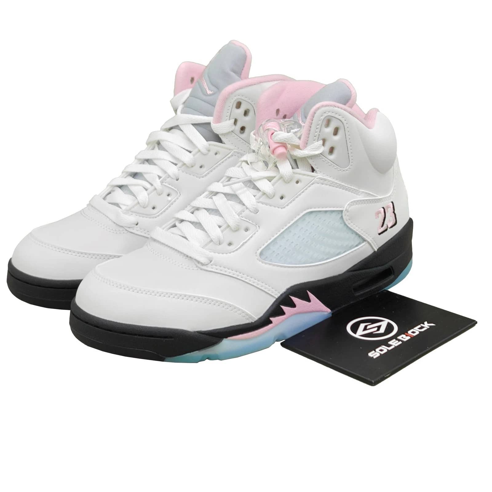 Air Jordan 5 Retro Basketball Shoes Medium Soft Pink OG Zapatos De Hombre HQ7978-102 - 白色 - 查看 1