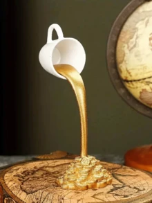 1 chiếc cốc cà phê vàng trang trí nổi, chất liệu nhựa cao cấp, cốc cà phê nghiêng chống trọng lực, thích hợp trang trí nhà cửa, quán cà phê, làm đạo cụ chụp ảnh sáng tạo, trang trí ngày lễ, quà tặng sinh nhật và tốt nghiệp. - Nhiều màu - Xem 4