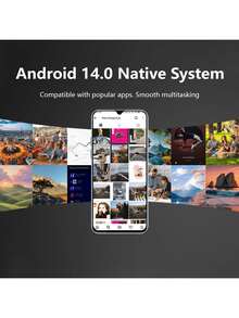 K-TOUCH S5 10GB（4GB+6GB 扩展内存）+ 128GB 4G LTE，全球版，Android 14 智能手机，6.517 英寸高清+显示屏，4000mAh 电池，1300 万像素摄像头，八核处理器。送给挚爱的完美礼物。 - 藍色 - 查看 8