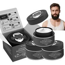 3pcs Balsamo Para La Barba,Bálsamo para el cuidado de la barba : Bálsamo para el cuidado diario de la barba que limpia en profundidad e hidrata. Fórmula clásica suave, sin alcohol. Oferta por tiempo limitado. - Negro - Ver 1