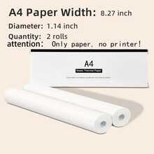 Marklife X8 便携式 A4 热敏打印机，无线蓝牙旅行打印机，兼容笔记本电脑和智能手机，无需墨水，支持 8.5 英寸 x 11 英寸美式信纸，小巧设计，适用于家庭、办公室、商务和学校，兼容 iOS 和 Android 系统。 - 彩色 - 查看 13