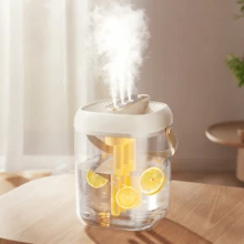 3段式噴霧加濕器 - 2L大容量水箱、柔和夜燈、防乾燒保護、4段噴霧量、超靜音運作、便攜式桌面設計 - 1PC - 查看 1