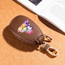 1pc Cute My Little Pony Pinkie Pie Keychain Pouch/Car Key Holder, With Gold Zipper, Multifunctional Key Chain, Compact Design, Suitable For Household, Bag Charm, Adorable & Fun Accessory, Durable Zipper Closure - Multicolor - View 9