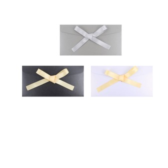30pcs Elegant Luxury Envelopes With Ribbon Bows / Self-Sealing Glossy Finish / High-End Color Matching For Wedding, Birthday, Graduation, Christmas, Valentine's / Gift Card, Party Invitation