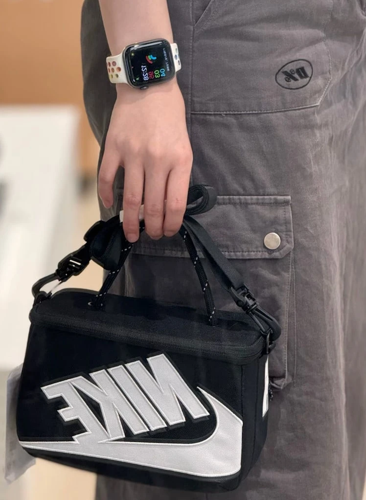 Nike Minimalist And Stylish Shoulder/Crossbody Bag, Regular Style, Unisex, Couple Style, Black And White. - Black and White - View 1