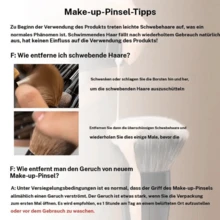 Pinselsets - Kaffeebraun - Übersicht 6
