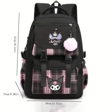 Backpack For Girls Cute Middle School Large Capacity School Bag - Multicolor - View 4