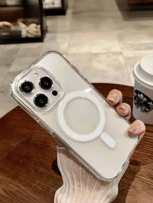 奢华超透明磁吸充电保护壳，兼容 17/16/15/14/13/12/11 Pro/Plus/Max/Air/XS Max/XR/X/Xs/7/8 Plus/7/8，亚克力超薄保护壳