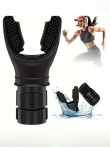 1pc Portable Lung Capacity Resistance Breathing Trainer, Adjustable Muscle Respiratory Training Device, Multiple Colors Available - Beach Essential, Pool Floats