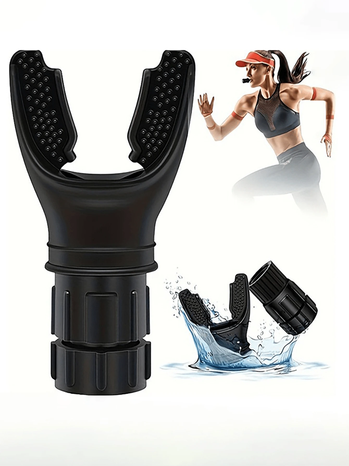 1pc Portable Lung Capacity Resistance Breathing Trainer, Adjustable Muscle Respiratory Training Device, Multiple Colors Available - Beach Essential, Pool Floats