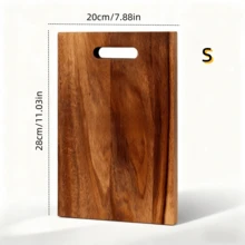 Upgraded Heavy-Duty Cutting Board Set - Premium Wooden Chopping Board, No-Drill Surface, Easy To Clean Kitchen, Food- Standard, Wooden Block, Suitable For Meat, Vegetables, Cheese, Bread, Fruits, Ideal For Thanksgiving, Mother's Day Gifts, Outdoor Cutting Board, Camping Chopping Board, Perfect Gift For Home And Dorm - Brown - View 14