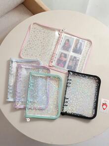 A5 6-Ring Zipper Binder Cover & Refill Pages - Clear - View 4