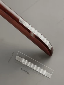 50pcs Wooden Clothes Hangers With Non-Slip Clips, Non-Slip Hanger Clips, Adhesive Non-Slip Strips For Hangers - Multicolor - View 2