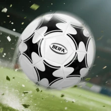 1 Pieza Balón de Fútbol Clásico Talla 3 / Talla 4 | Pelota de Entrenamiento y Competición + Material PVC Engrosado Resistente al Desgaste | Tacto Suave para Niños y Adultos | Ideal para Partidos al Aire Libre / Deportes Escolares / Regalo - Blanco y Negro - Ver 5