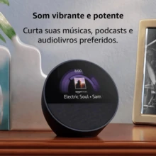 Echo Spot Smart Speaker With Alexa: Smart Alarm Clock + Vibrant Sound (White/Black/Blue)! - 白色 - 查看 4