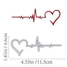 1PC Love Metal Cutting Dies, New Arrival Die Cuts, Embossing Stencils For DIY Crafting Scrapbooking Supplies, Template Mould, Photo Album Decorative Paper Die Cuts For Card Making, DIY Craft Decoration - Silver - View 10