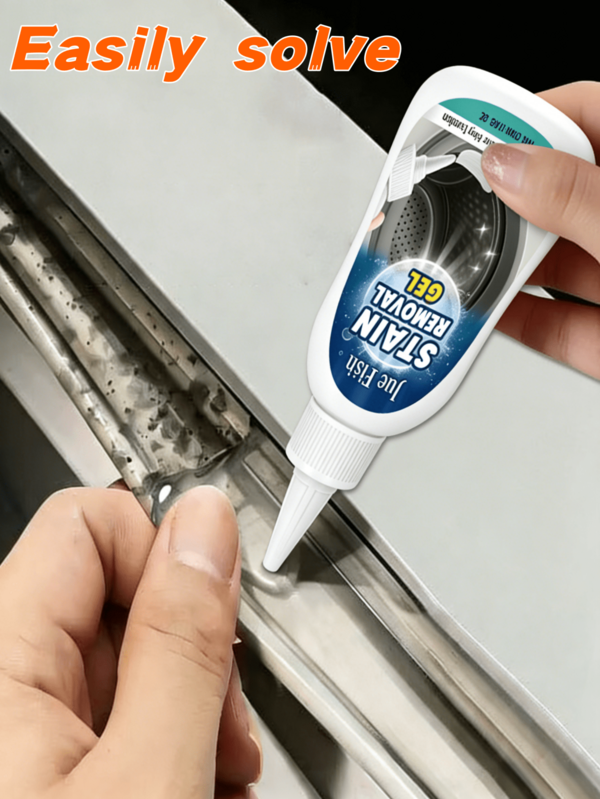  Jue Fish Cleaning Gel, Effectively Removes Black Stains On Gaskets, Suitable For Refrigerators, Washing Machines, Kitchens, Bathrooms, Multi-Purpose, Quickly Dissolves Stubborn Dirt, Improves Cleaning Efficiency. Cleaning And Tidying