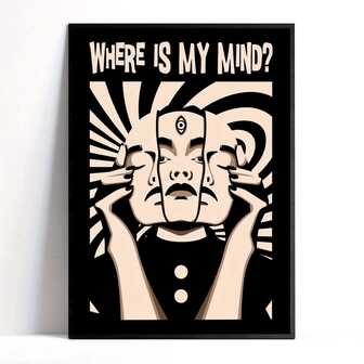 1pc Unframed Rock Music Painting, Rock Poster Wall Art, Canvas Painting, Portrait, Music Art, Suitable For Bathroom, Bedroom, Office, Living Room Wall Decor, Home Decor, Home Office - Rainbow Letter Painting, Indoor Art. Home Decor Poster For Room, Bedroom Decor, Office Decor, Home Oil Painting And Wall Art Decoration