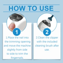 Xorita Lightweight Electric Nail Trimmer Cares For Nail Edges Smooth And Not Rough Nail Clipper Short Tool - 1 - View 5