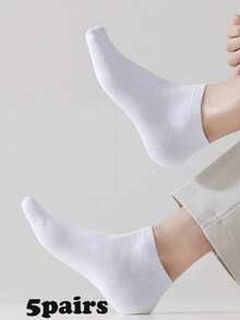 30双/60只纯色时尚女袜，黑色、白色和灰色，简约舒适，休闲百搭，适合日常穿着。可选2只装/6只装/10只装/20只装/30只装/60只装。