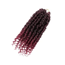 Passion Twist Crochet Hair, Pretwisted Passion Crochet Hair 8/10/12/14 Inch, Passion Twist Crochet Hair 1/8 Packs Prelooped Passion Twist Hair, Short Pre Looped Crochet Hair - Multicolor - View 21