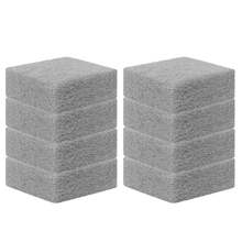 4/8pcs Thickened Coarse Fiber Cloth Double Sided Kitchen Pot Washer Brush Sponge Household Cleaning - Multicolor - View 8