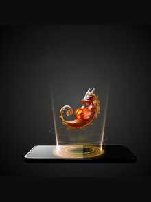 3D Holographic Projector Kit - STEM Education Tool, For Home Learning, Physics Optics Experiments, DIY Science Experiments, Spectrum Analysis, Home Lab Projects | Dynamic Visual Effects | Detailed Imagery, Holographic Display