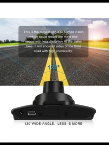 DVR para Automóvil 1080P, Pantalla de 2.4", Grabación HD, Cámara de Tablero Negra, Grabación en Bucle, Visión Clara de Día y Noche - A - Ver 7