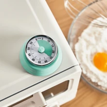 1 st mekanisk timer i rostfritt stål, bakpåminnelse, tidshanteringsväckarklocka för hemmabruk - Multifärgad - Visa 7