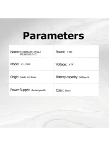 1 件足部和脚踝按摩器，带振动、3 种速度设置、LCD 显示屏、USB 充电、舒适设计、便携